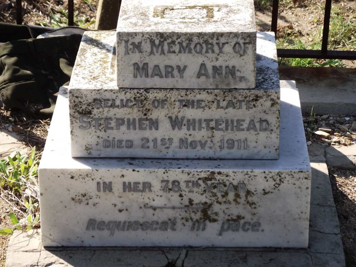 WHITEHEAD Mary Ann -1911