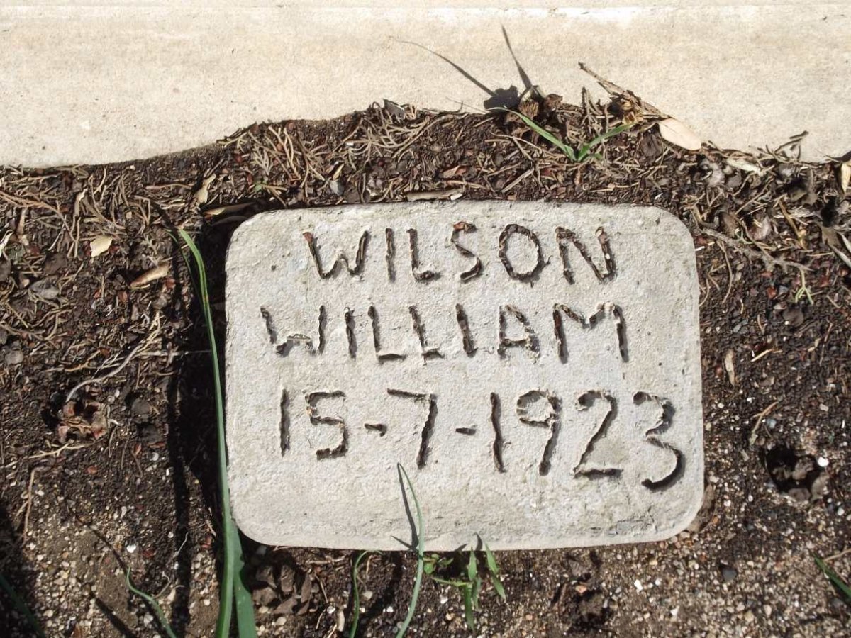 WILSON William -1923