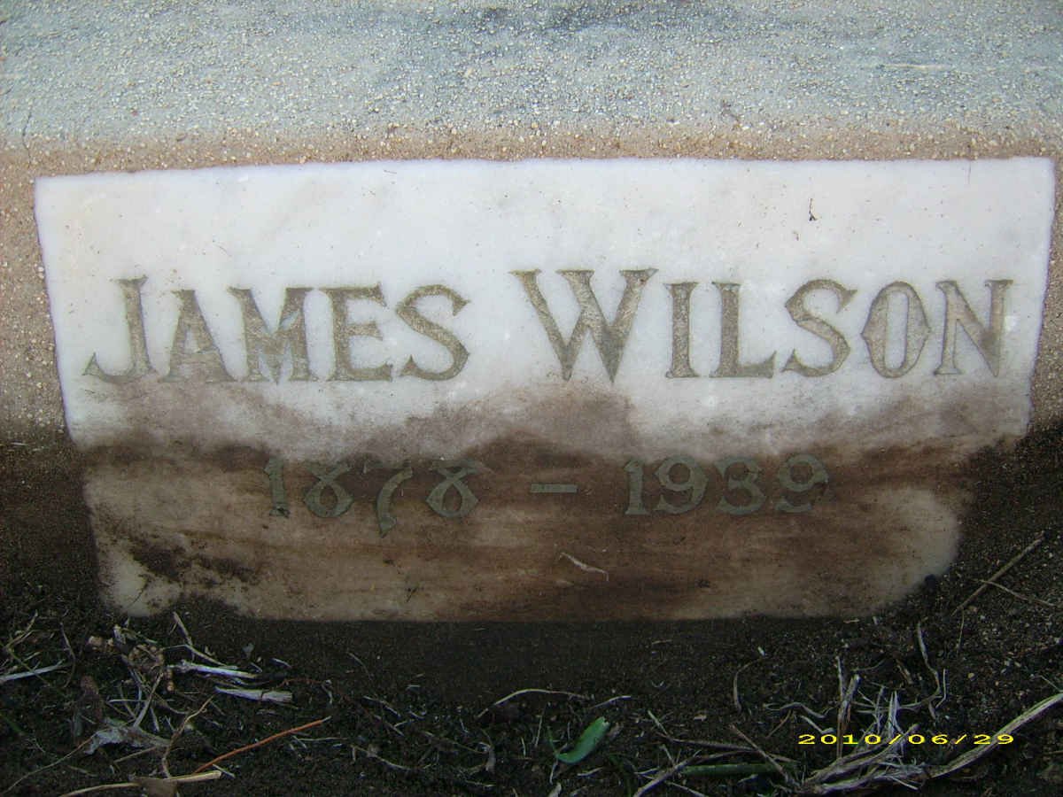 WILSON James 1878-1939