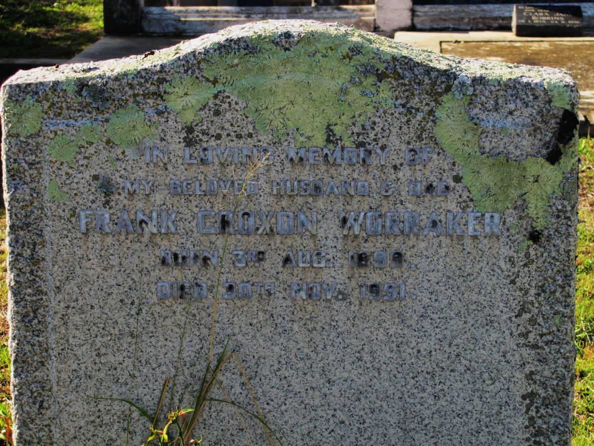 WORRAKER Frank Croxon 1899-1951