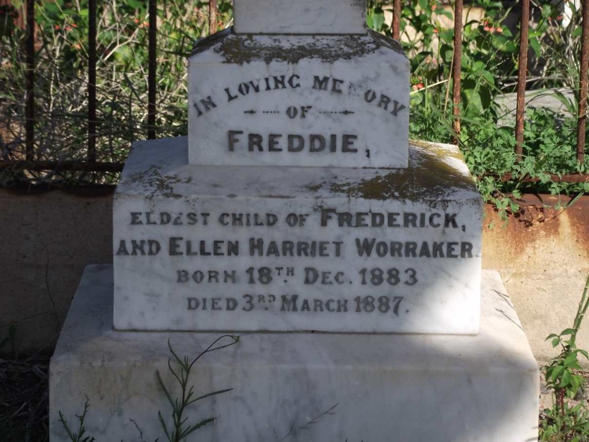 WORRAKER Freddie 1883-1887