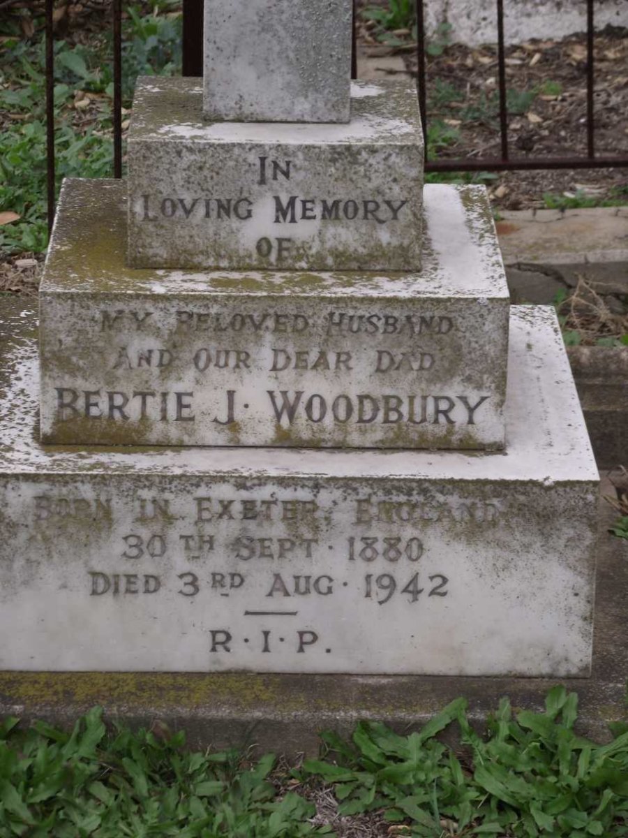 WOODBURY Bertie J. 1880-1942