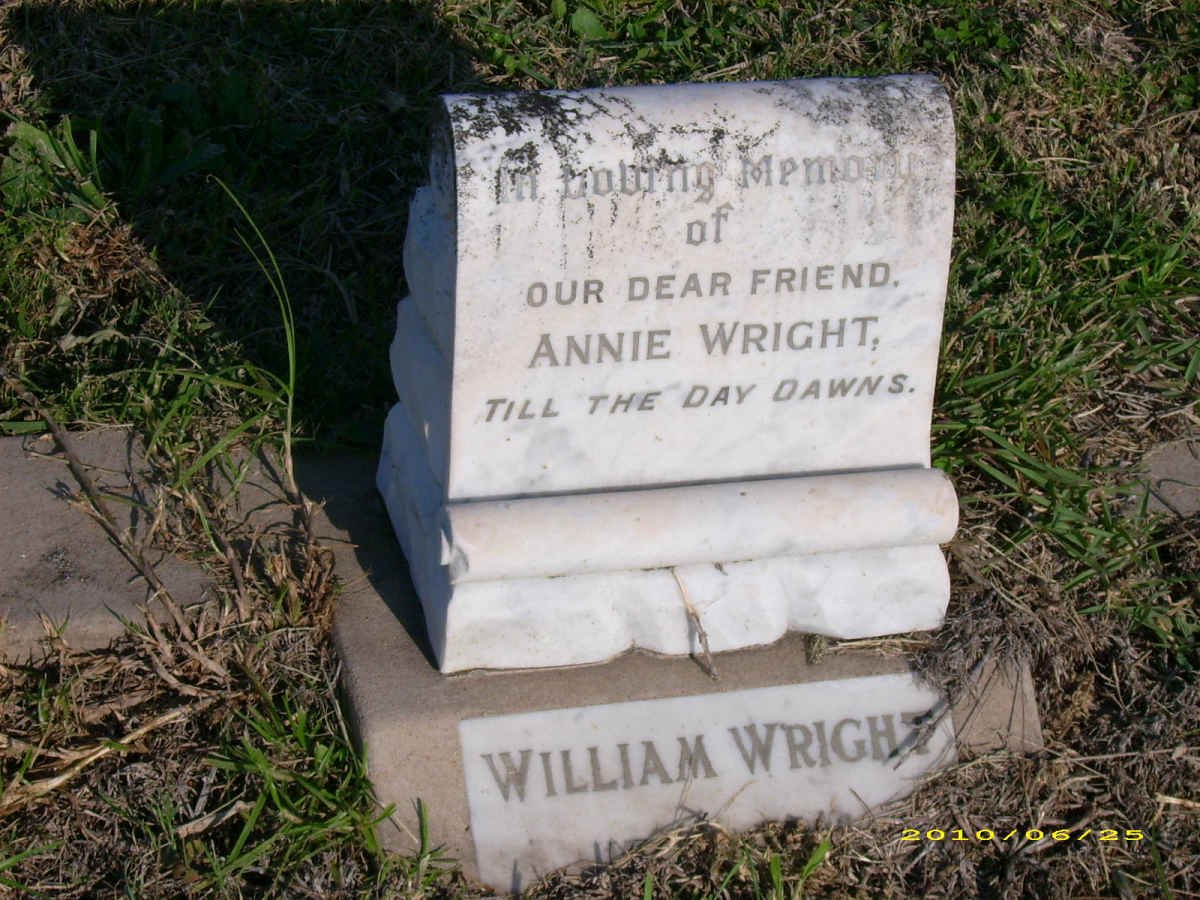 WRIGHT William &amp; Annie