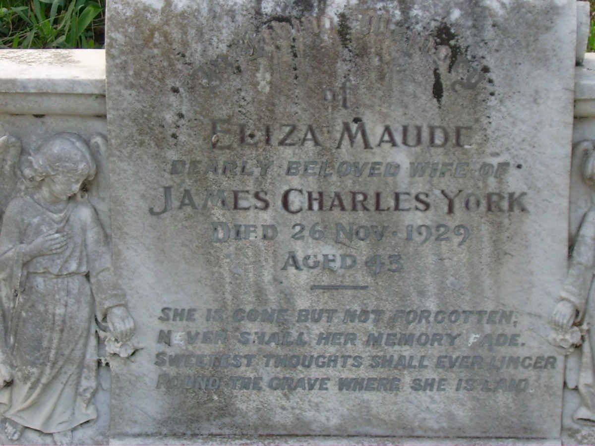 YORK Eliza Maude -1929 