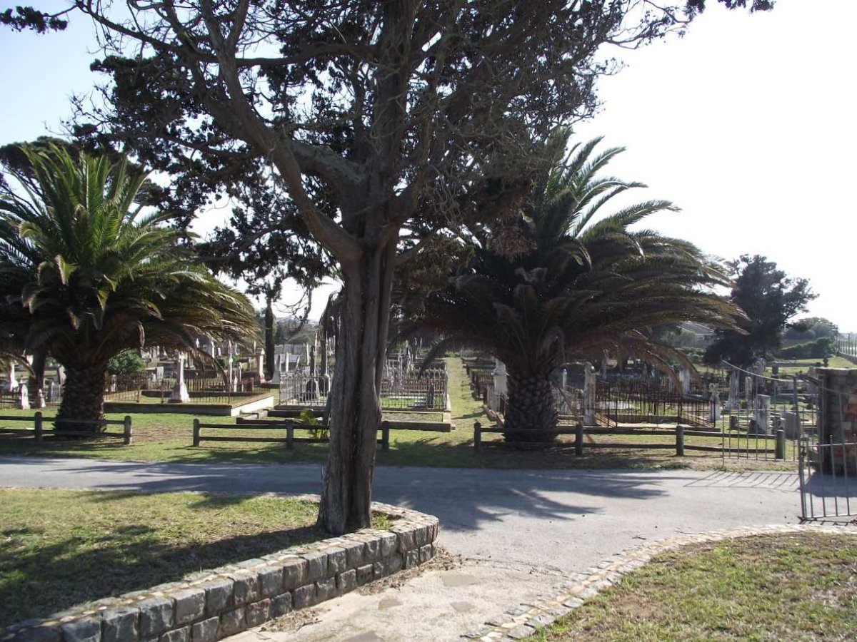 South End Cemetery -section closest to gate