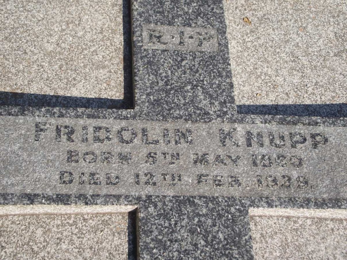 KNUPP Fridolin 1860 - 1939
