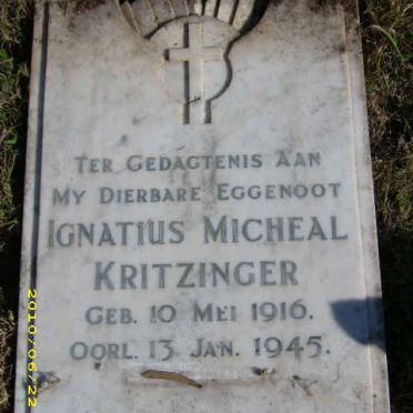 KRITZINGER Ignatius Micheal 1916 - 1945