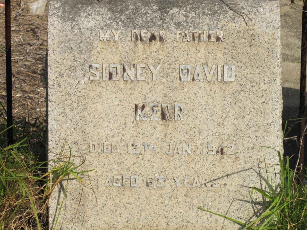 KERR Sidney David -1942
