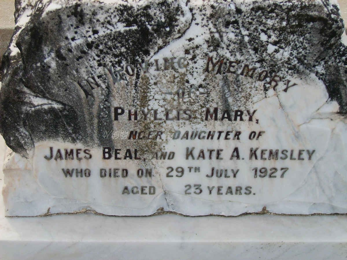 KEMSLEY Phyllis Mary -1927 