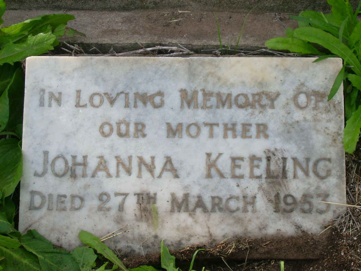 KEELING Johanna -1953