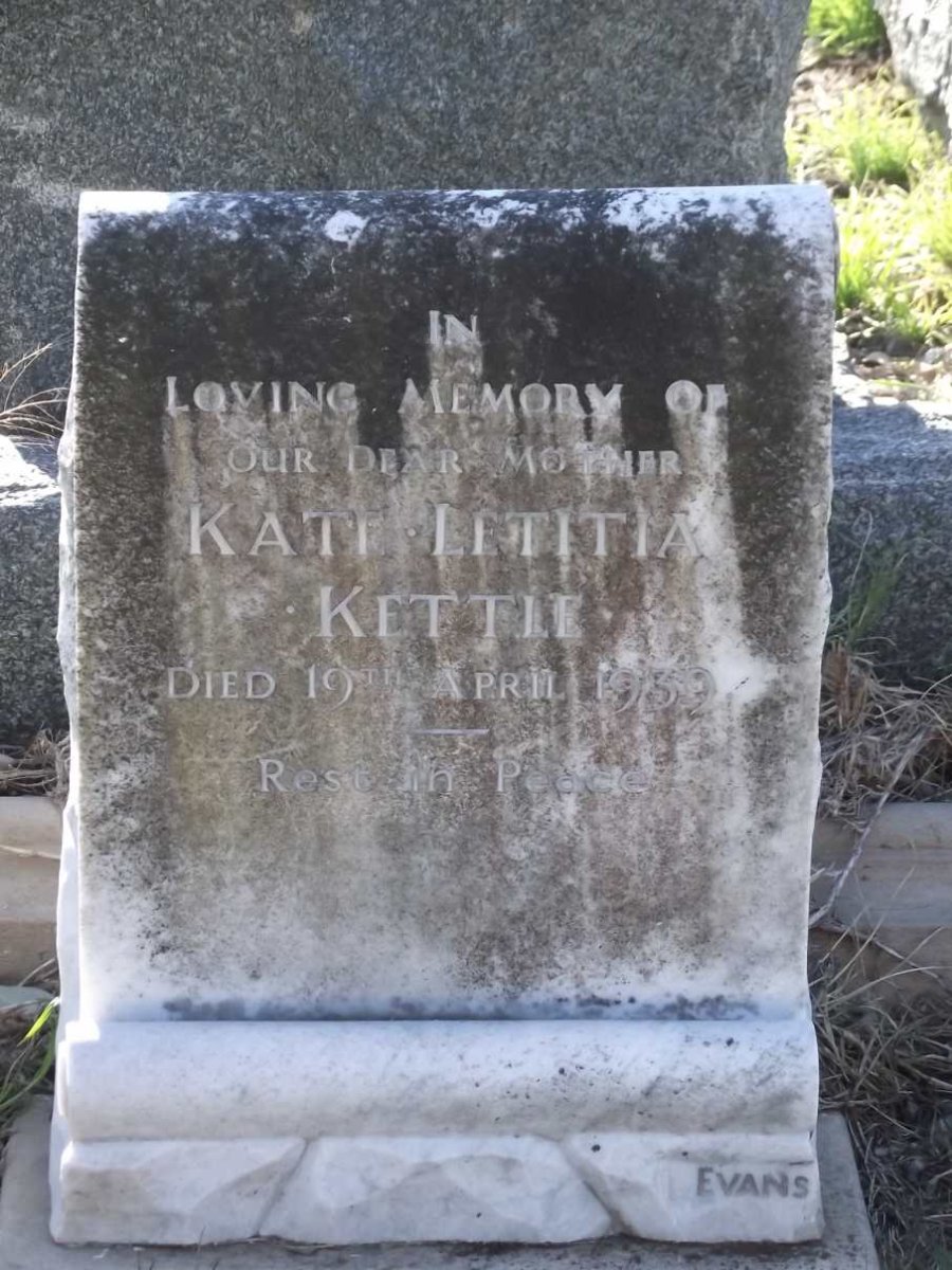 KETTLE Kate Letitia -1939