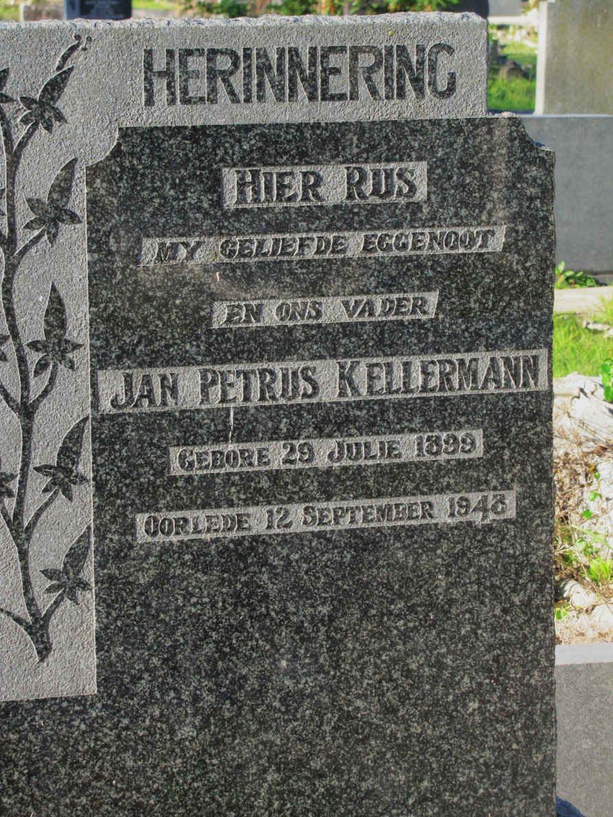 KELLERMAN Jan Petrus 1899-1948