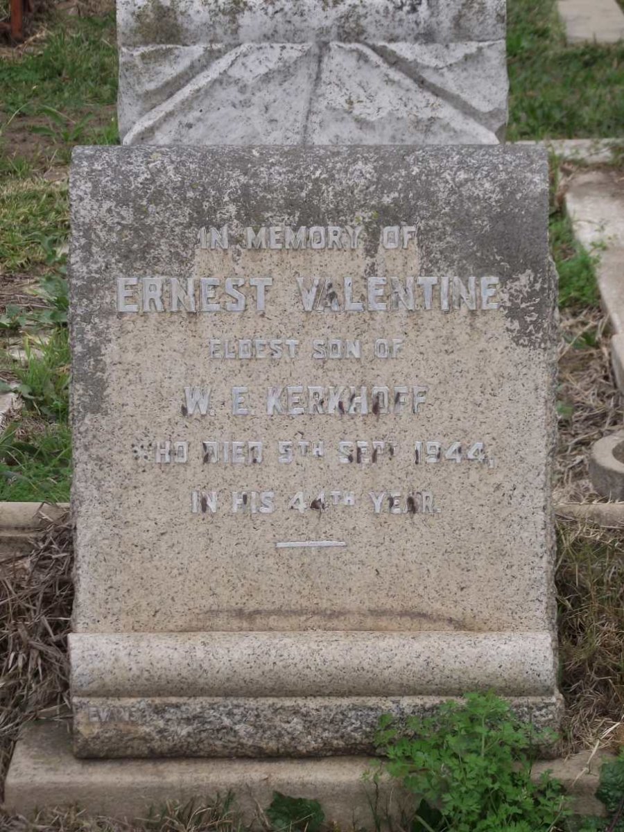 KERKHOFF Ernest Valentine -1944