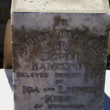 KIRK Lionel Hamilton -1924