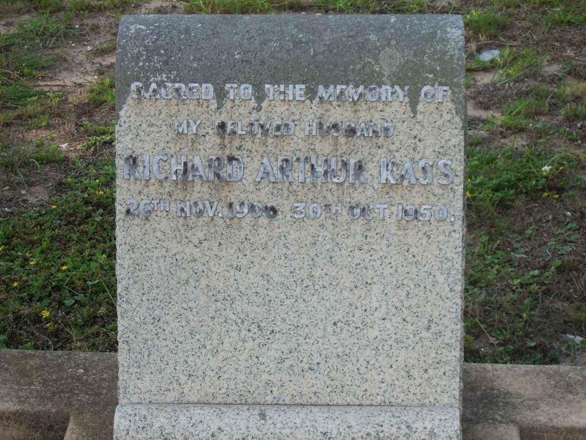 KASS Richard Arthur 1900-1950