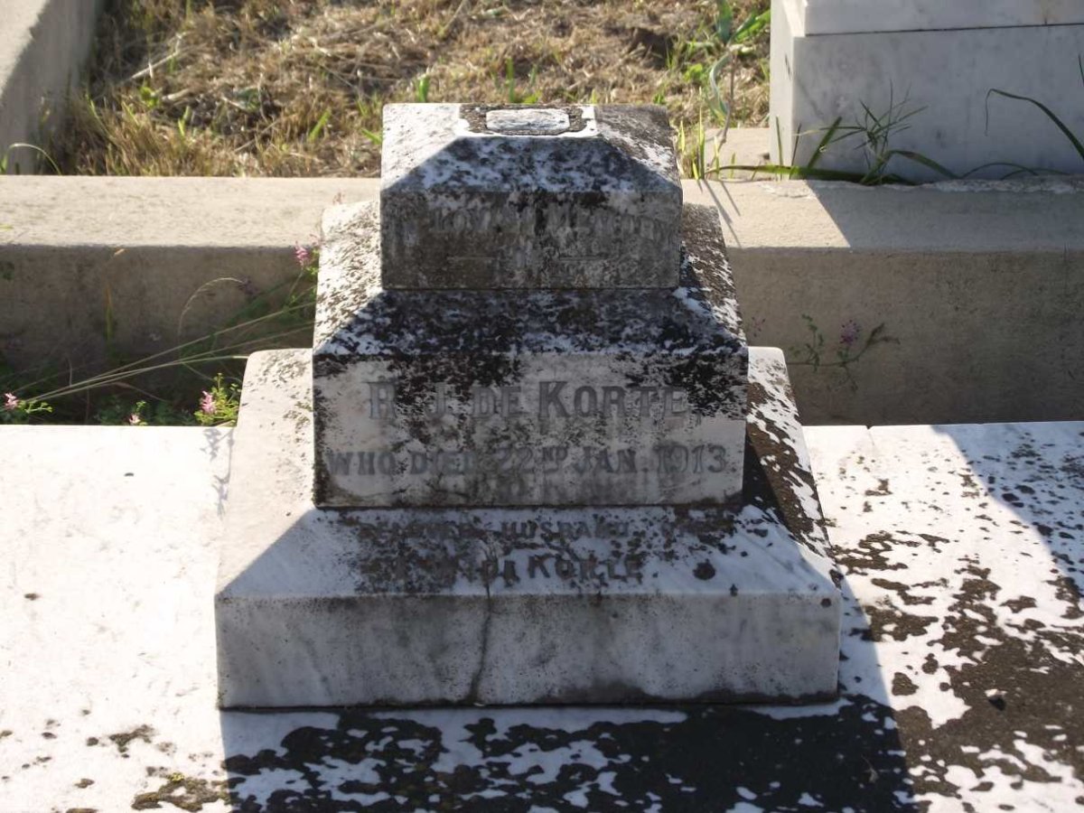 KORTE Ryno Johannes, de -1913