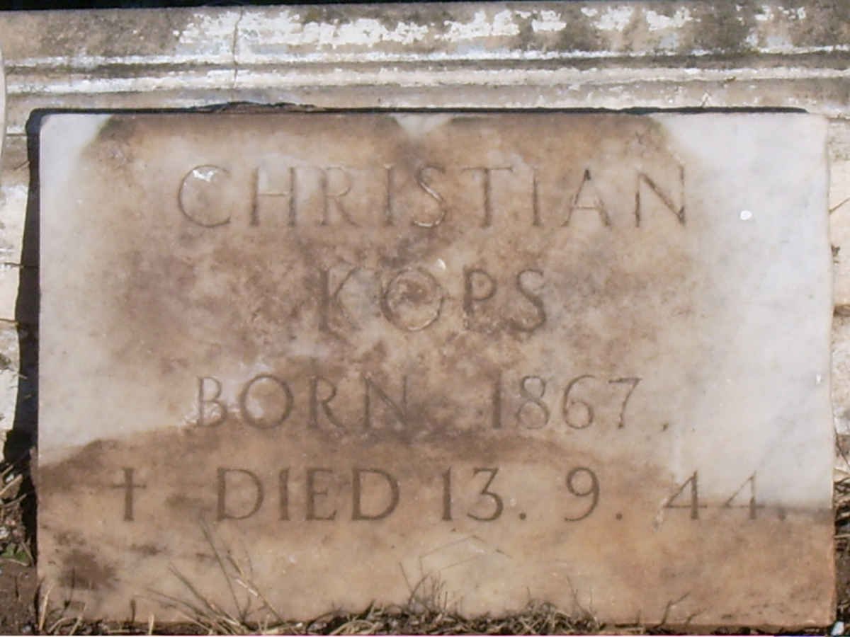 KOPS Christian 1867-1944