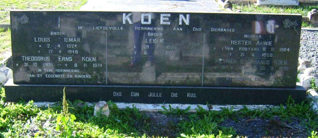 KOEN :: VAN ROOYEN