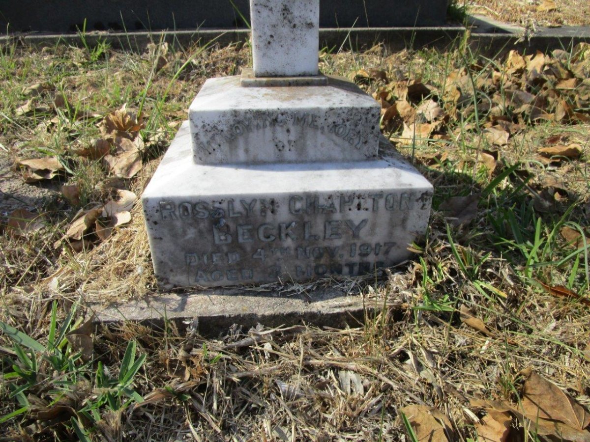 BECKLEY Rosslyn Charlton -1917