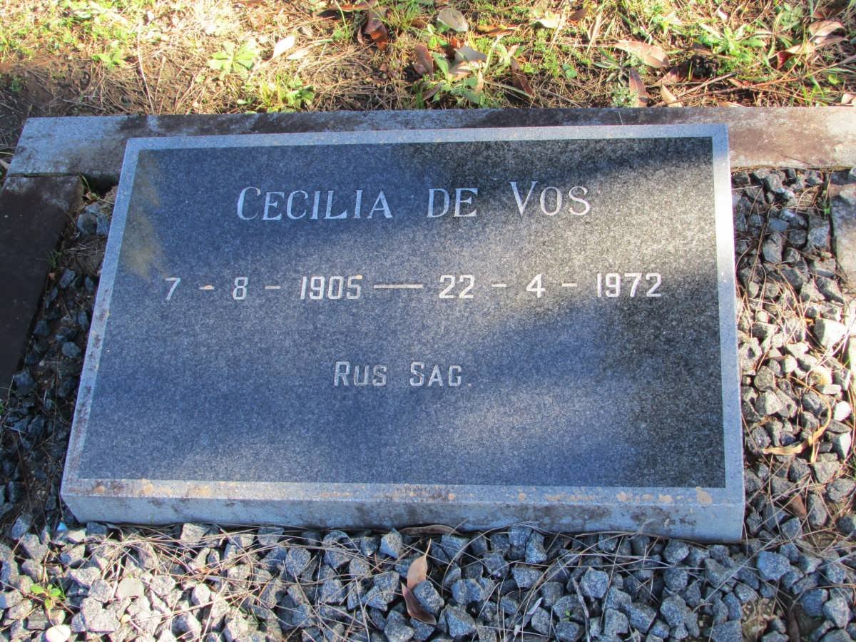 VOS Cecilia, de 1905-1972