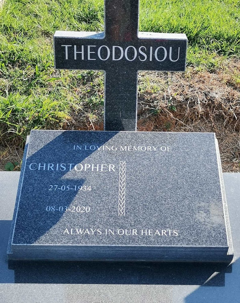 THEODOSIOU Christopher 1934-2020