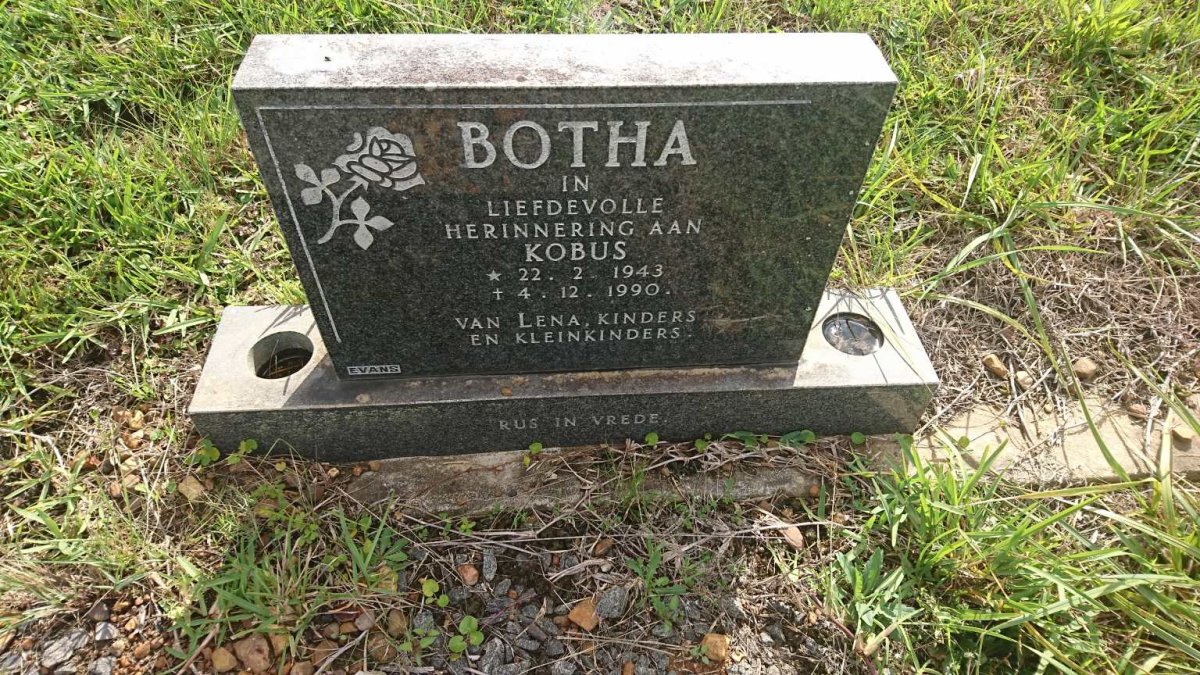 BOTHA Kobus 1943-1990