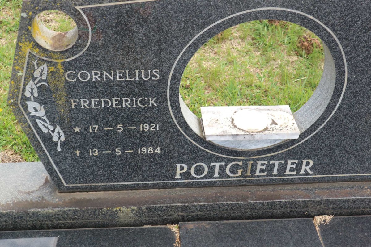 POTGIETER Cornelius Frederick 1921-1984