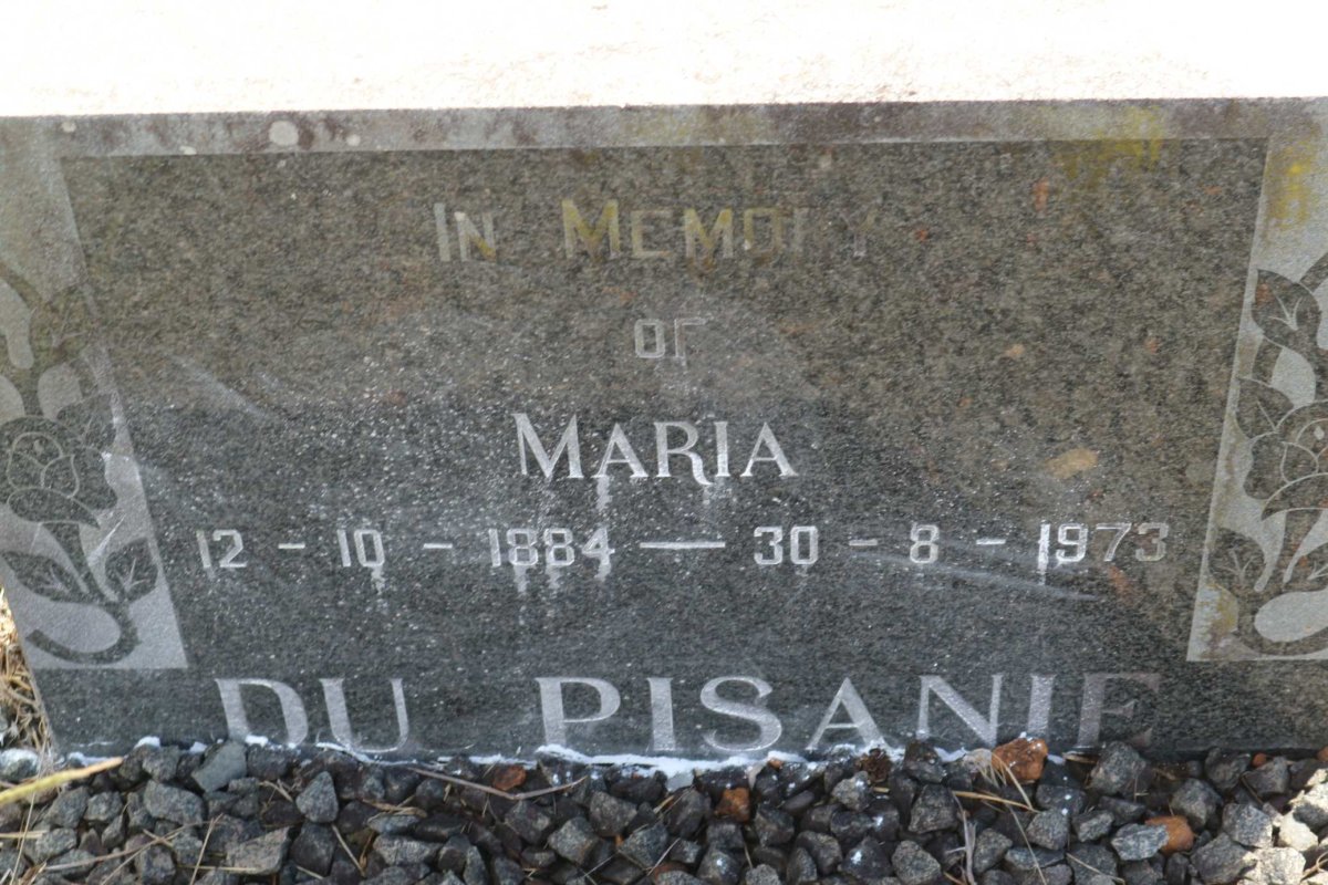 PISANIE Maria, du 1884-1973