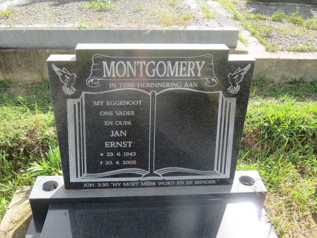 MONTGOMERY Jan Ernst 1943-2005