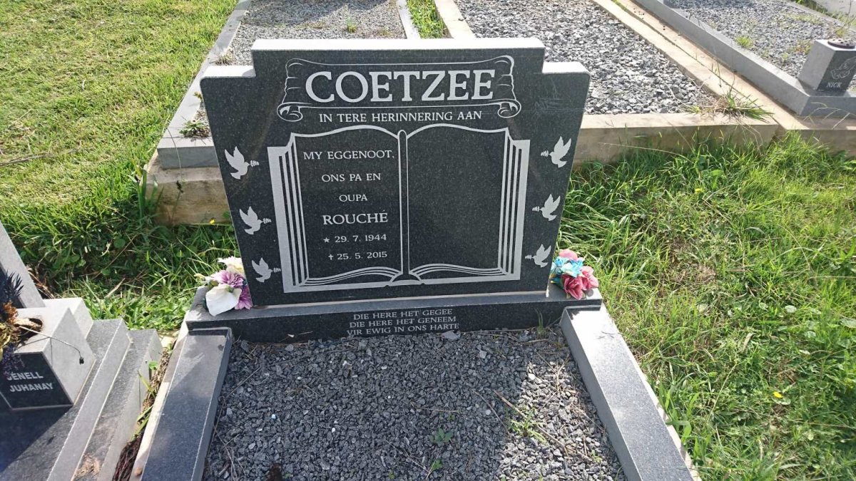 COETZEE Rouche 1944-2015