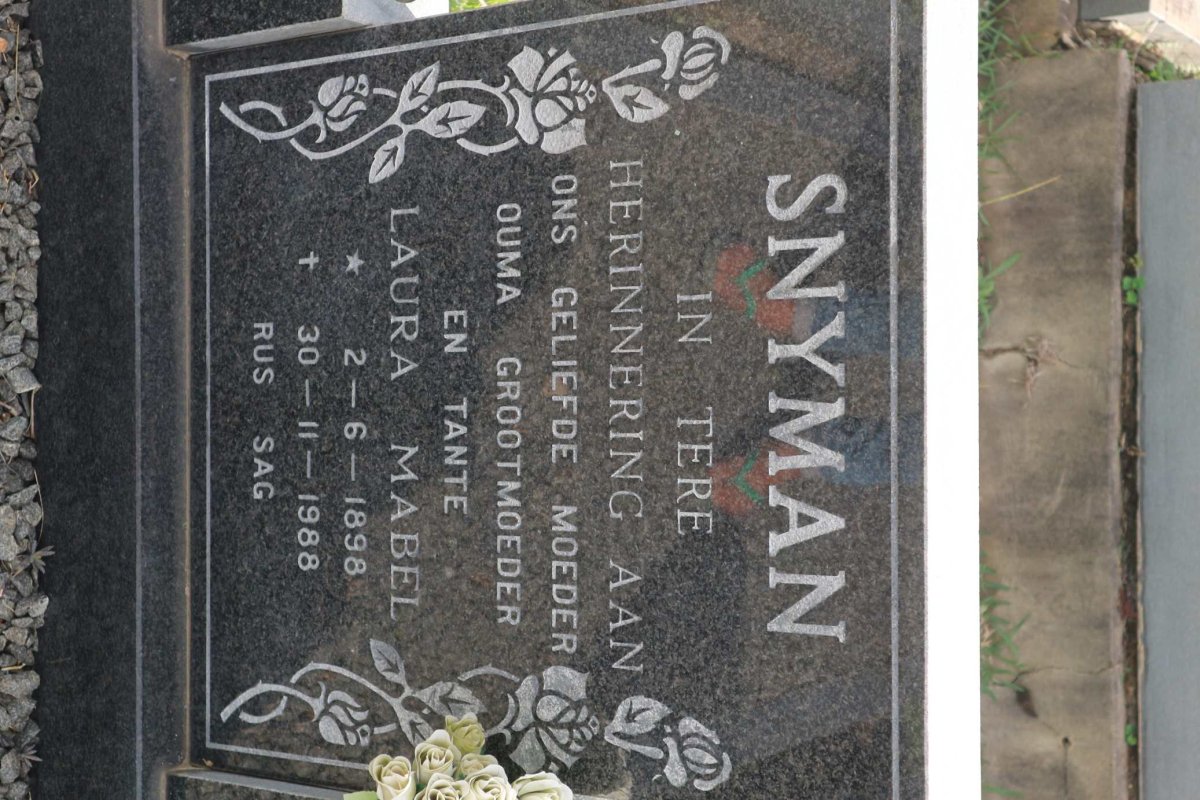 SNYMAN Laura Mabel 1898-1988