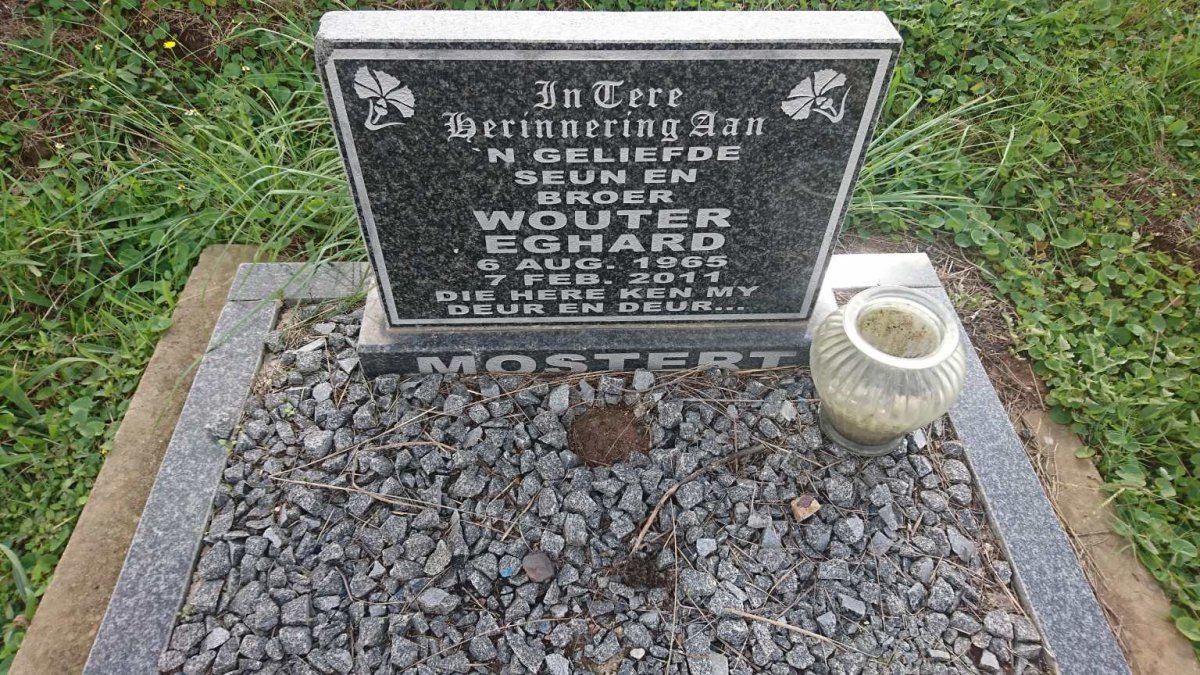 MOSTERT Wouter Eghard 1965-2011