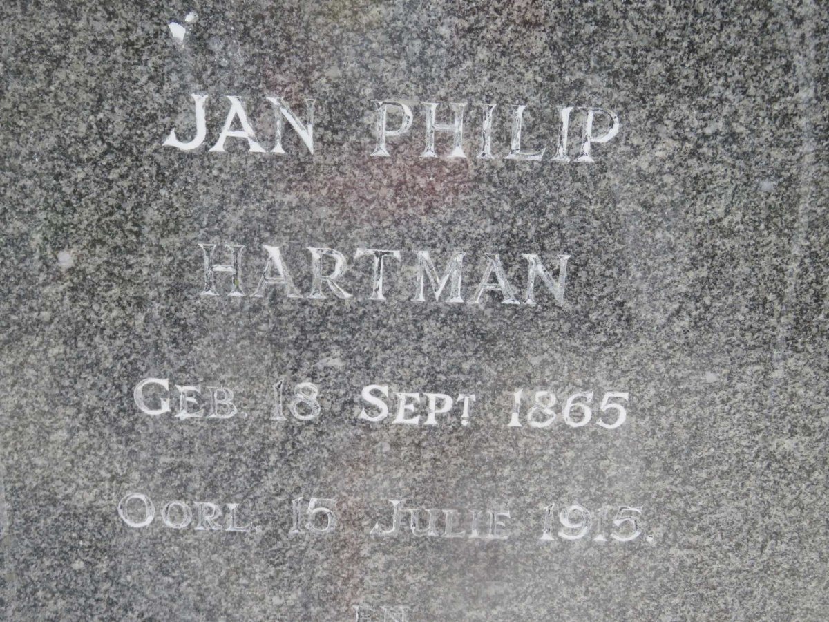 HARTMAN Jan Philip 1865-1915