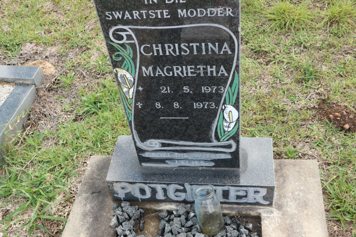 POTGIETER Christina Magrietha 1973-1973