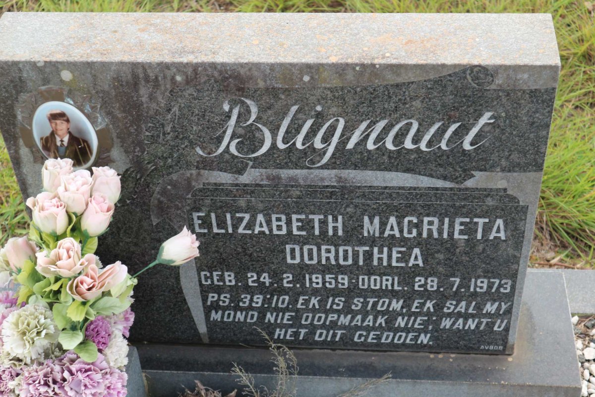 BLIGNAUT Elizabeth Magrieta Dorothea 1959-1973
