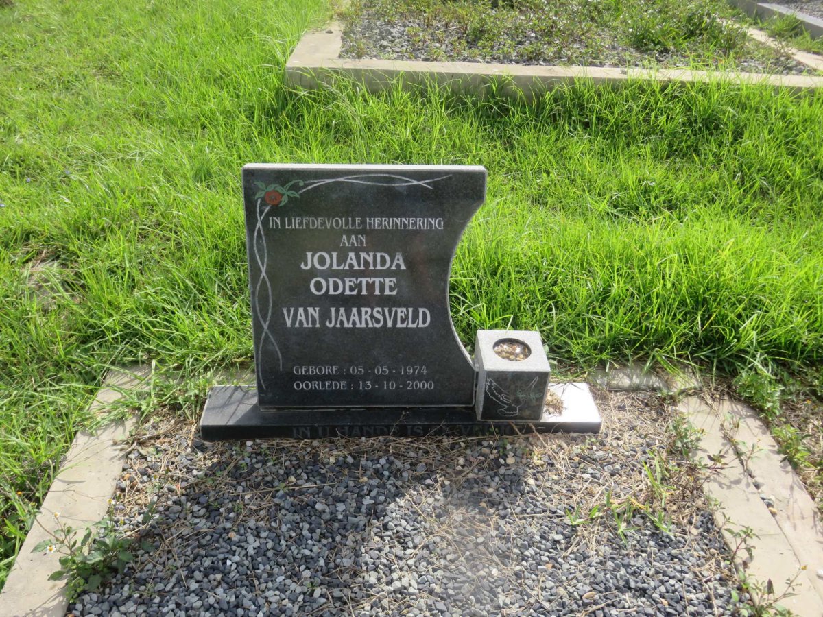 JAARSVELD Jolanda Odette, van 1974-2000