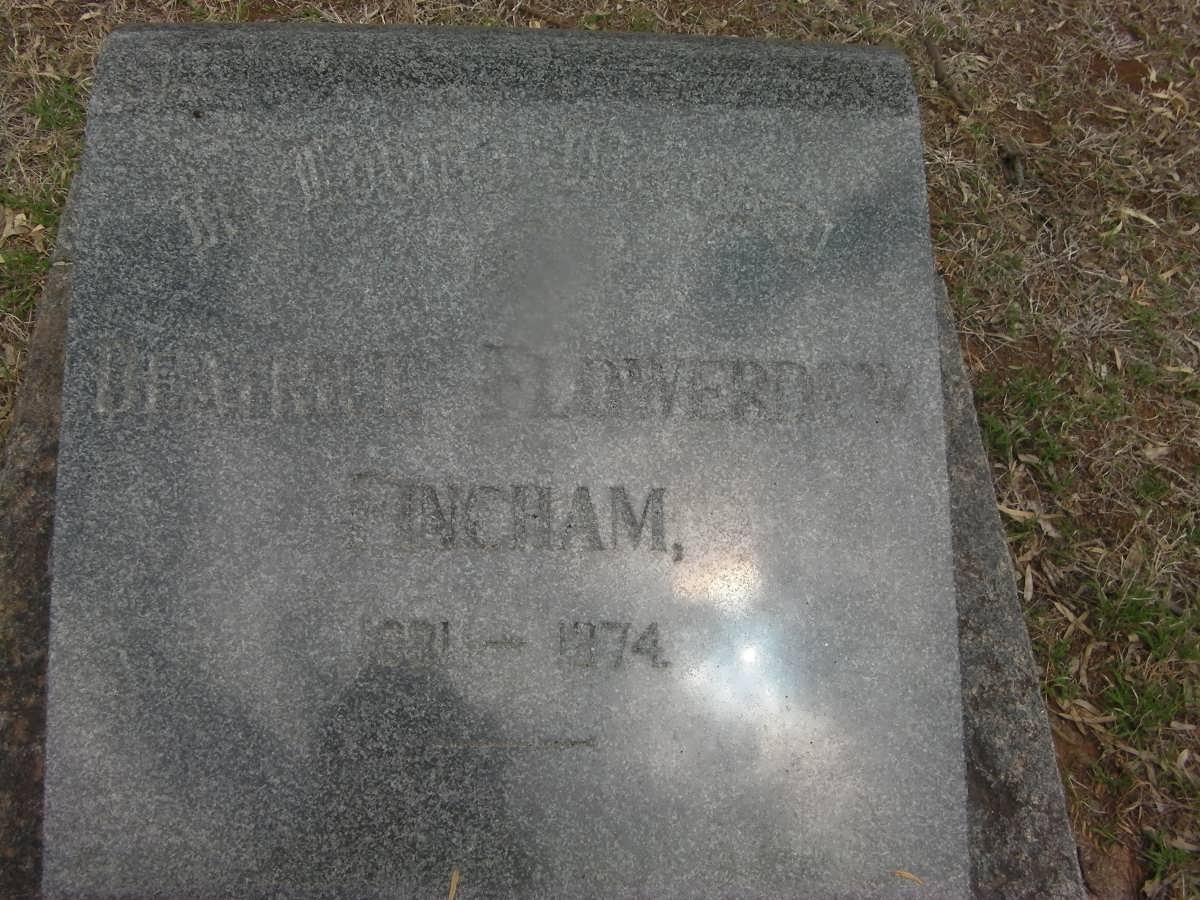 FINCHAM Beatrix Flowerdew 1881-1974