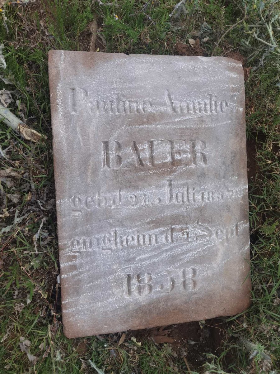 BAUER Pauline Amalie -1858