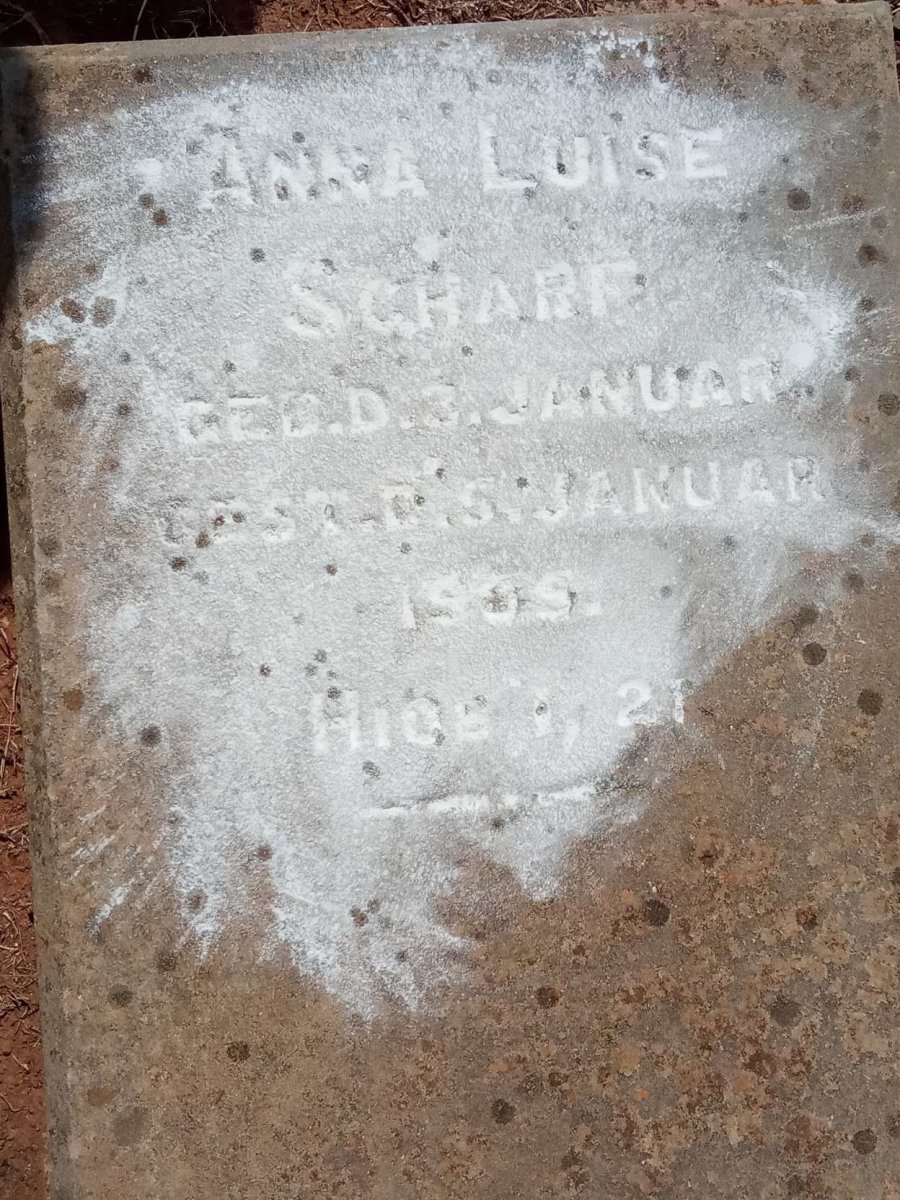 SCHARF Anna Luise 1905-1905