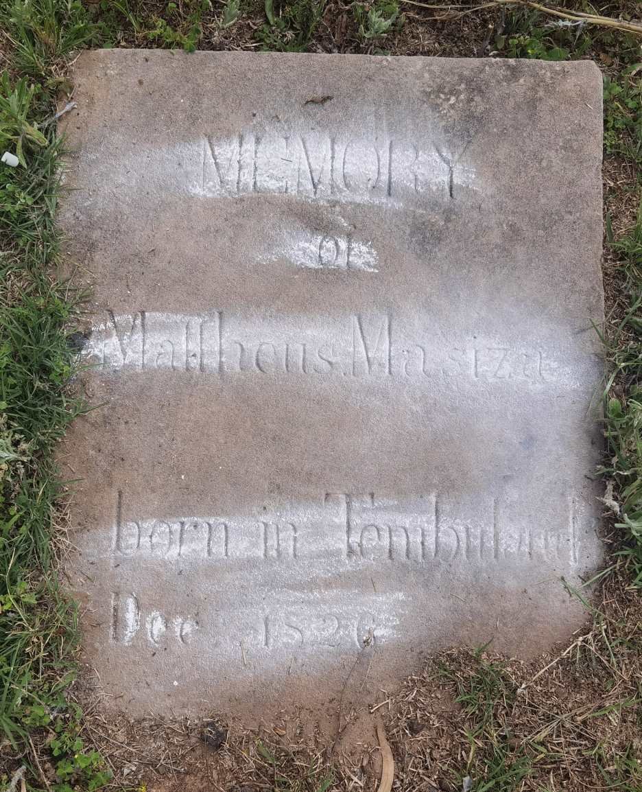 MASIZA Mattheus 1826-