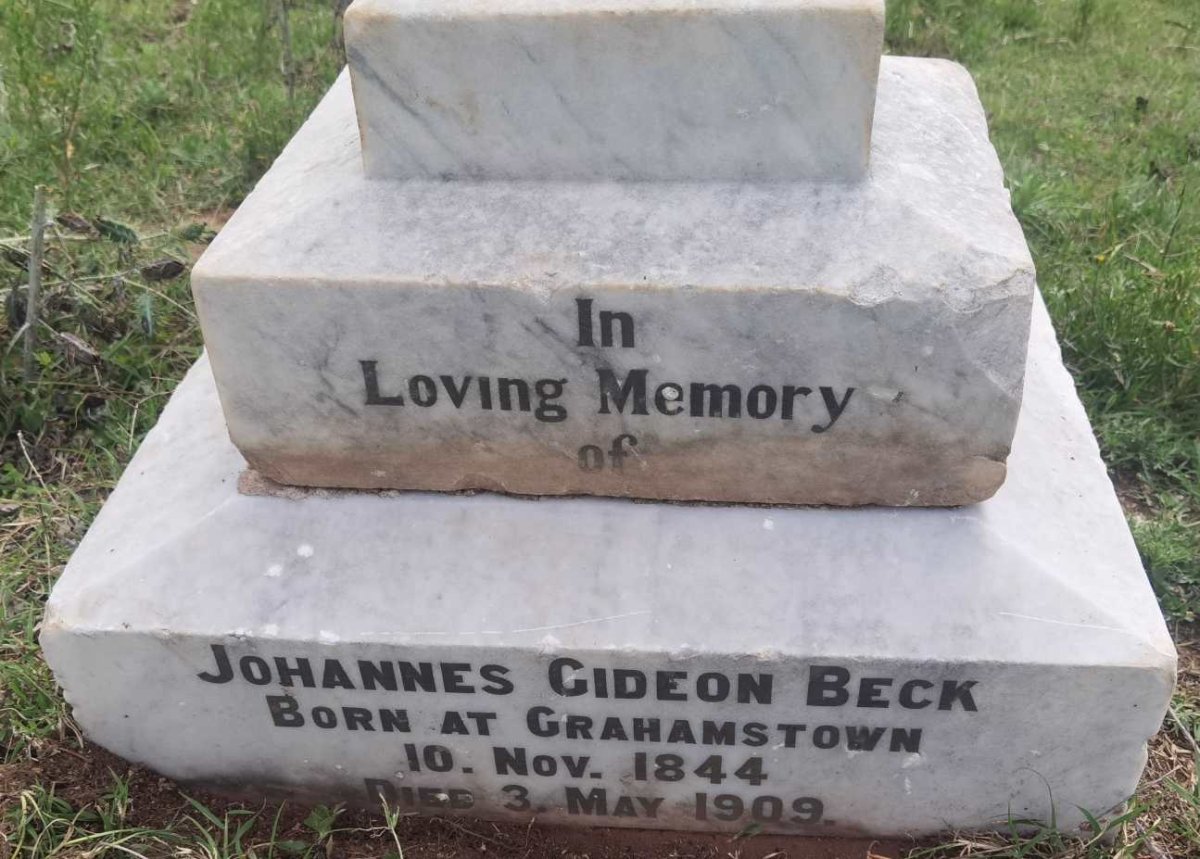 BECK Johannes Gideon 1844-1909
