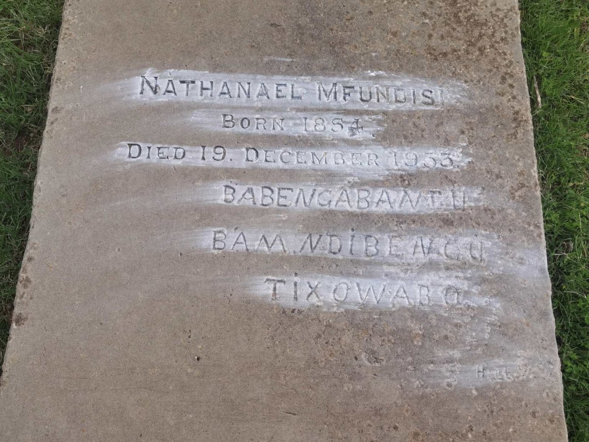 MFUNDISI Nathanael 1854-1953