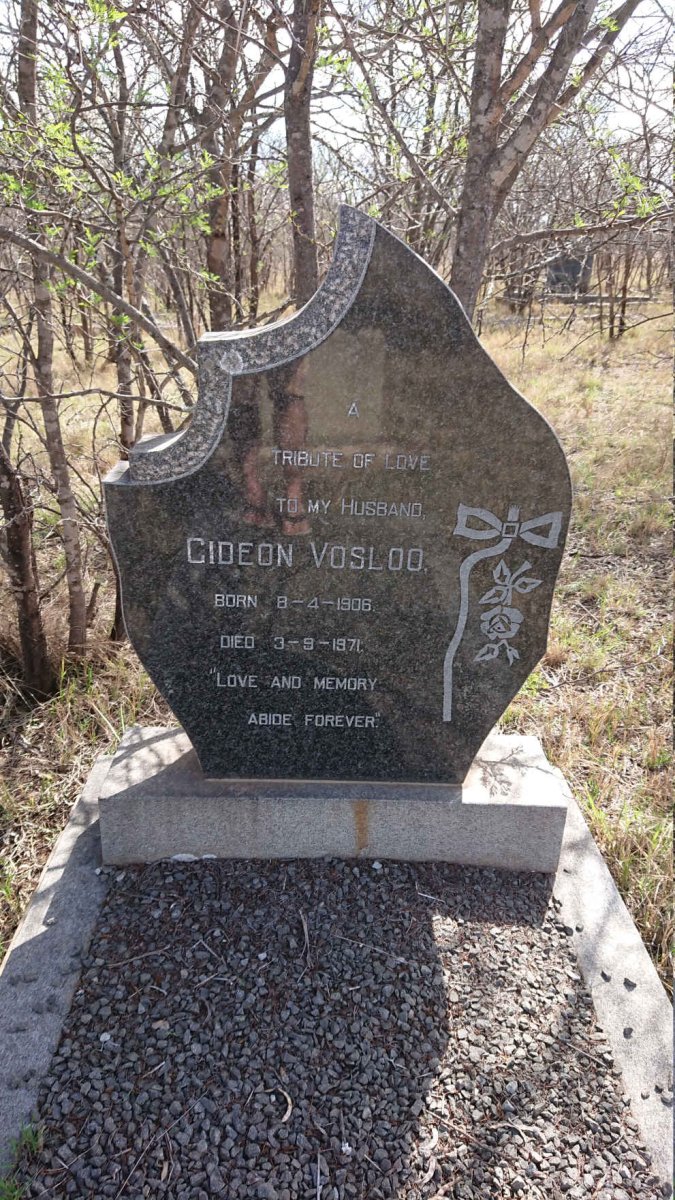 VOSLOO Gideon 1906-1971