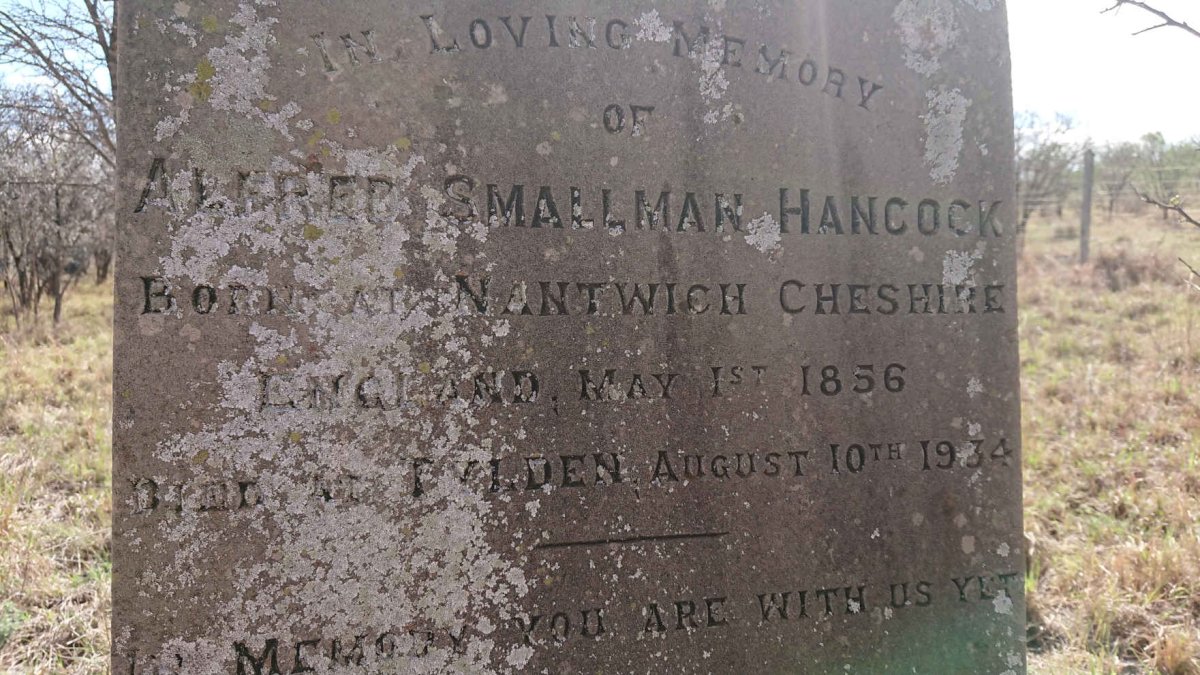 HANCOCK Alfred Smallman 1856-1934