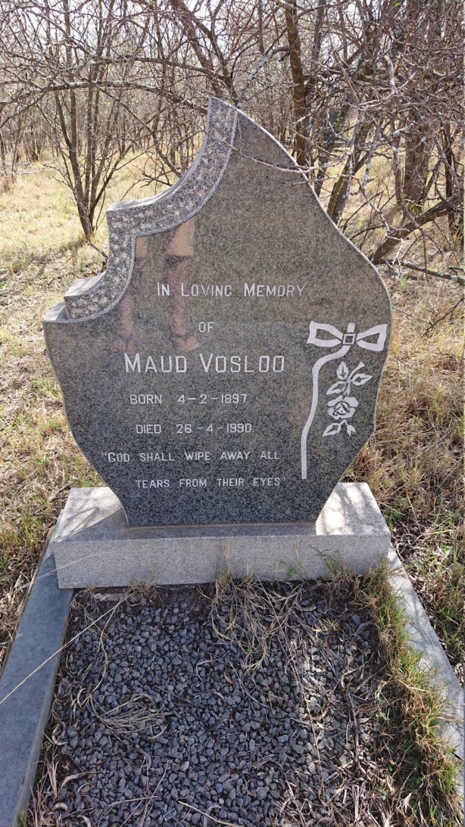 VOSLOO Maud 1897-1990