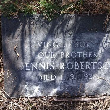 ROBERTSON Dennis -1928