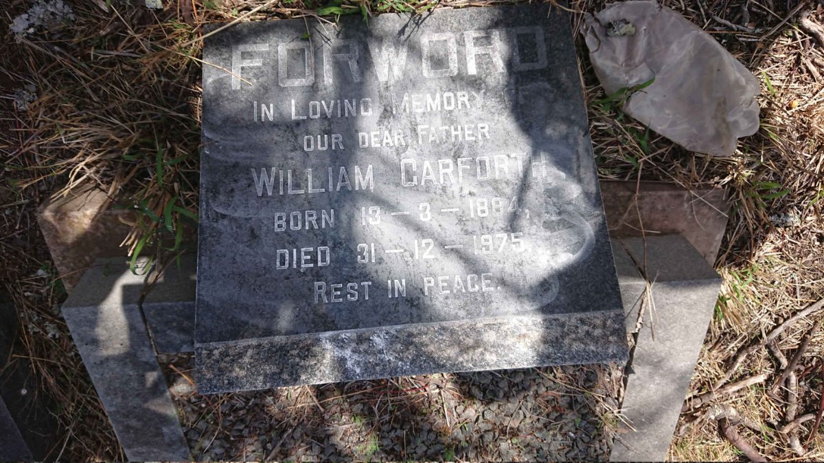 FORWORD William Garforth 1884-1975