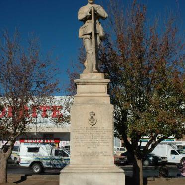 Eastern Cape, QUEENSTOWN, British War Memorial
