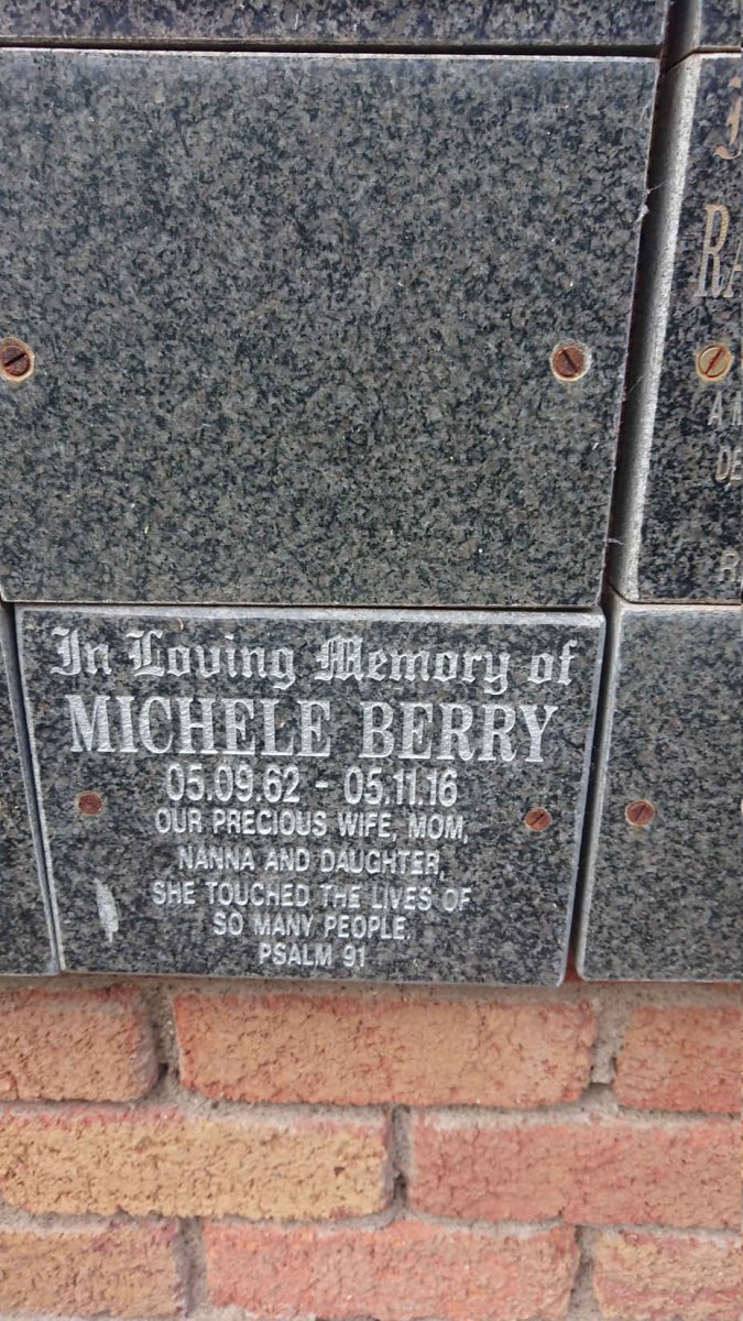 BERRY Michelle 1962-2016
