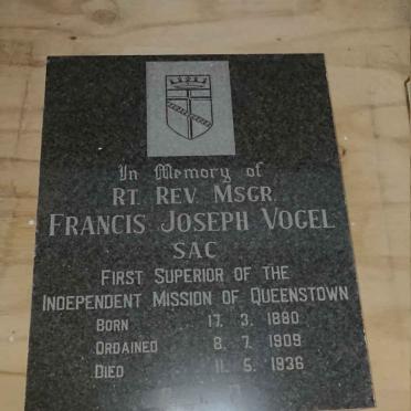 VOGEL Francis Joseph 1880-1936